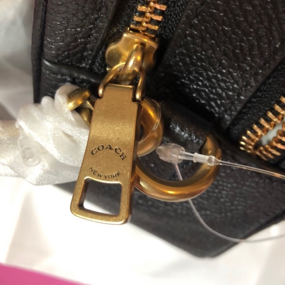 Coach Crossbody Camera Bag Pebble Leather - Picture 10 of 12